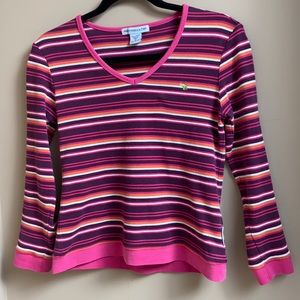 🔥4 for $20🔥 Abercrombie & Fitch Striped V-neck Sweater
